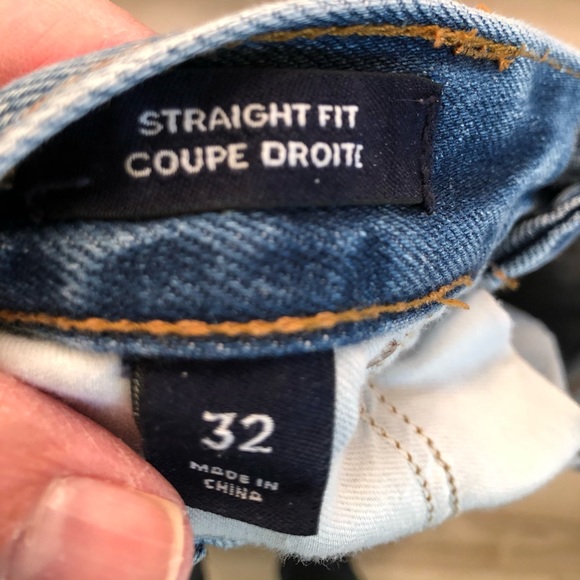 Vintage Lands End Square Rigger Jeans Size 32/14 - Picture 3 of 4